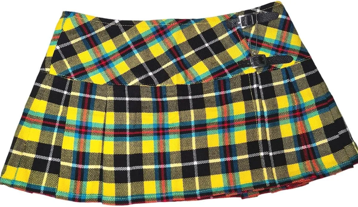 13 Inch Micro Mini Plaid Kilt Skirt