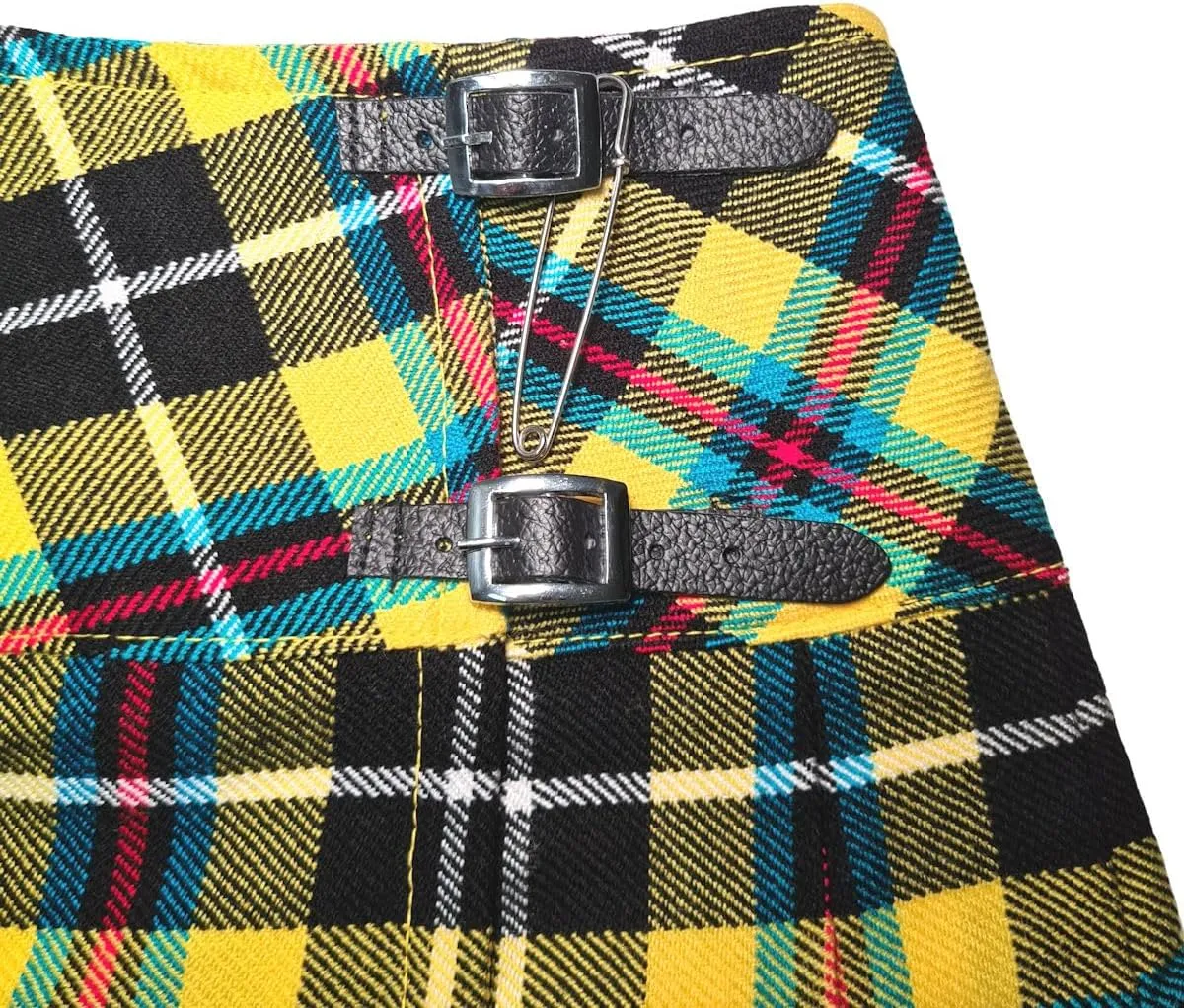 13 Inch Micro Mini Plaid Kilt Skirt