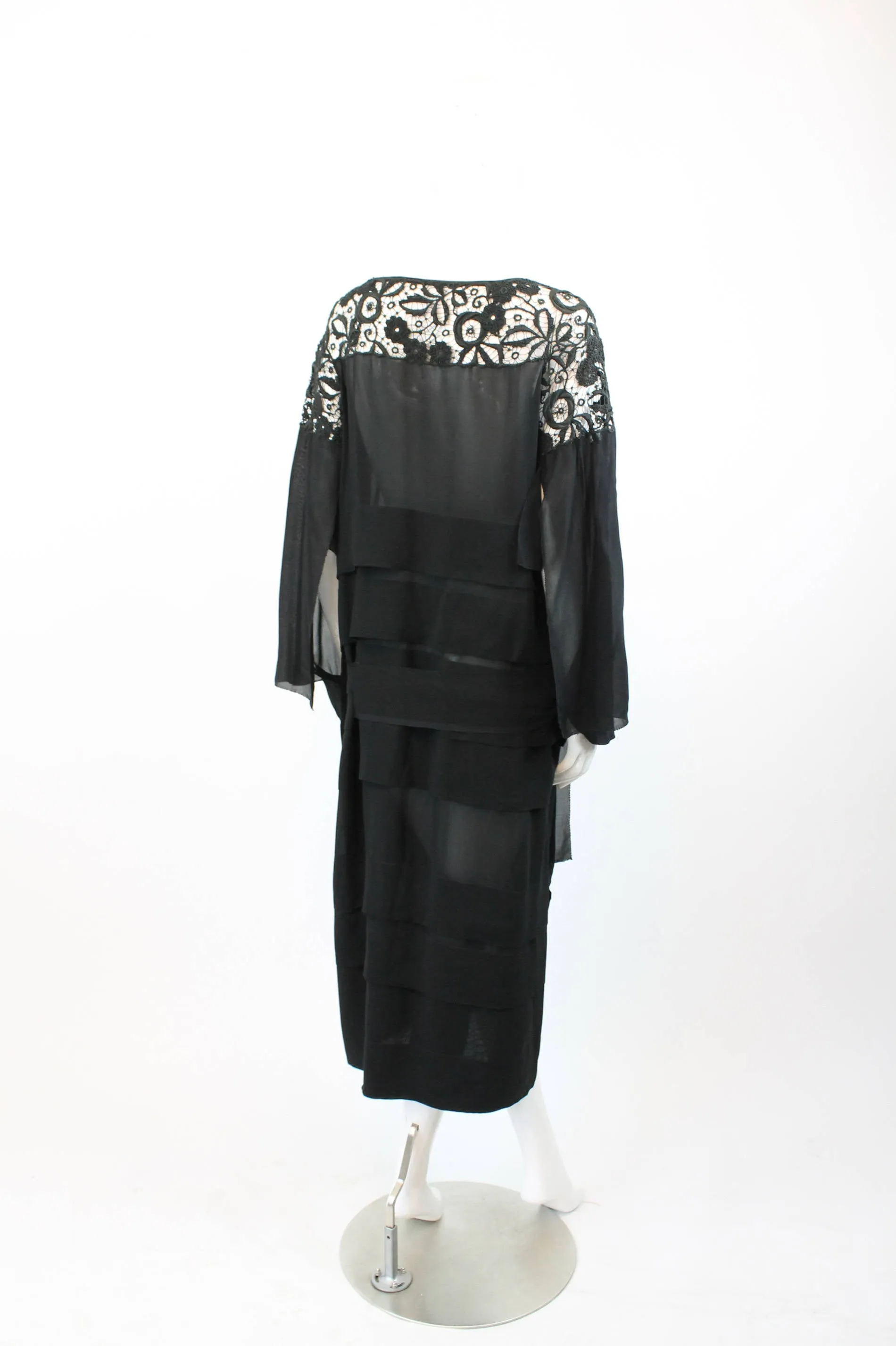 1930s SPIDERWEB lace dress cutout small medium| new fall