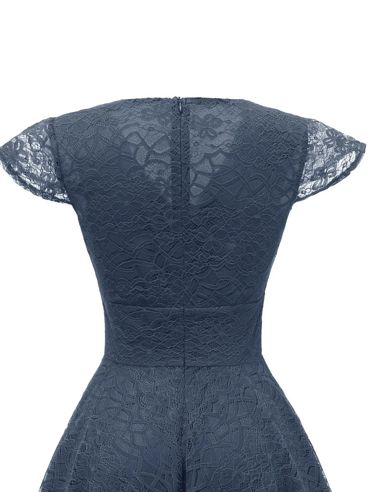 1950s Cap Sleeve Swing Lace Dress
