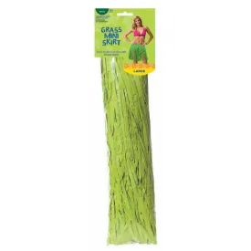 Adult Green Tissue Hula Skirt 16 x 36in