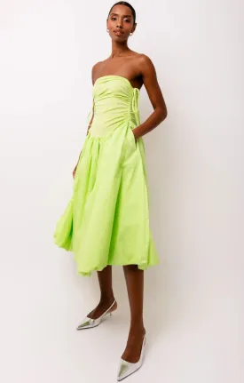 Amy Lynn Alexa Lime Puffball Dress