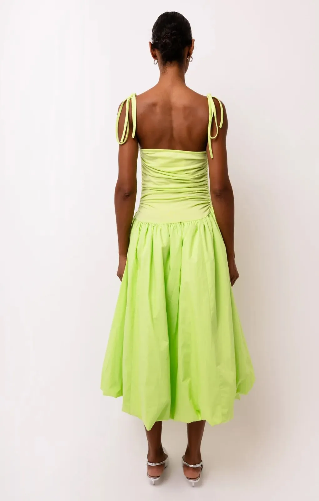 Amy Lynn Alexa Lime Puffball Dress