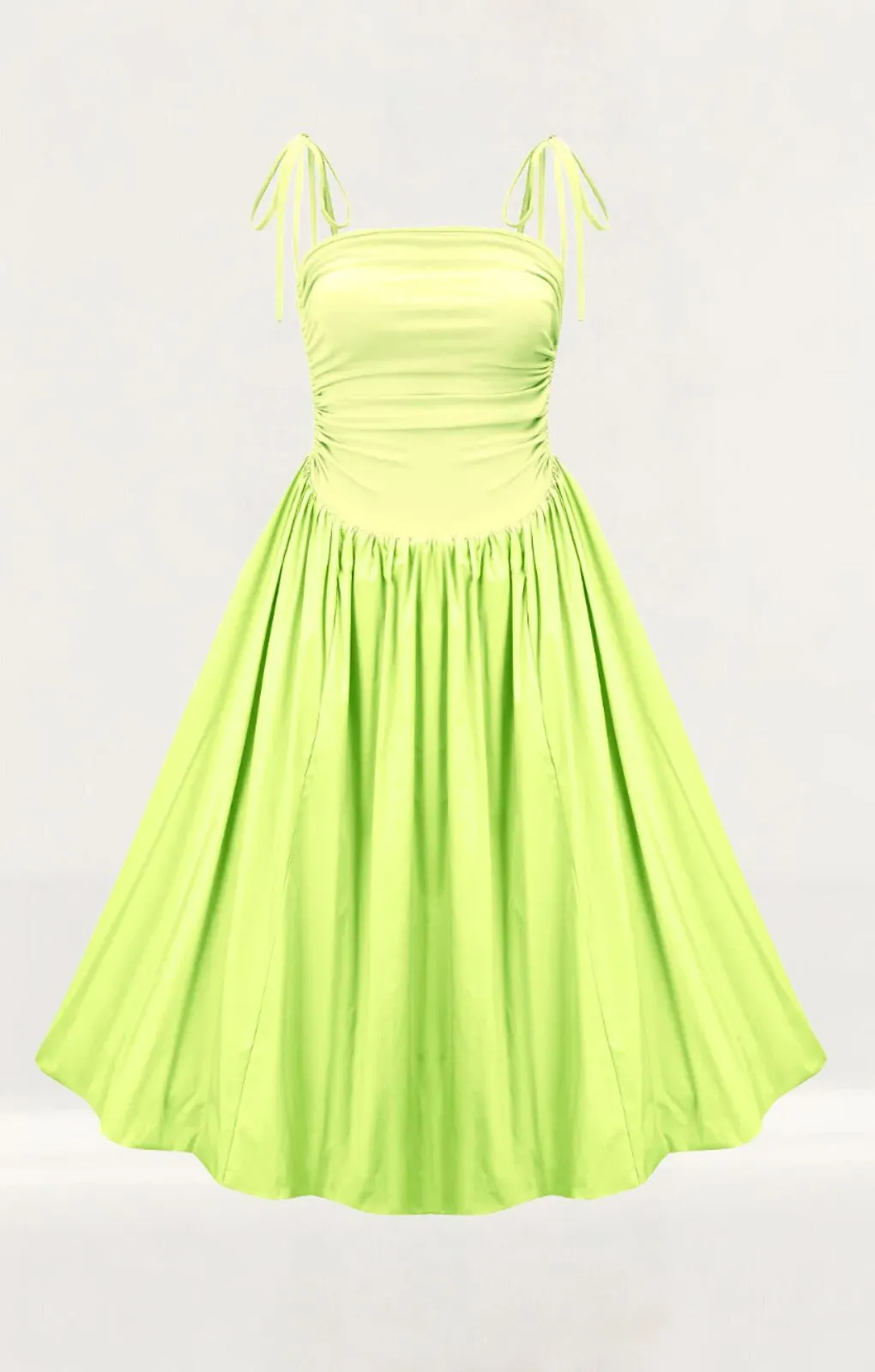 Amy Lynn Alexa Lime Puffball Dress