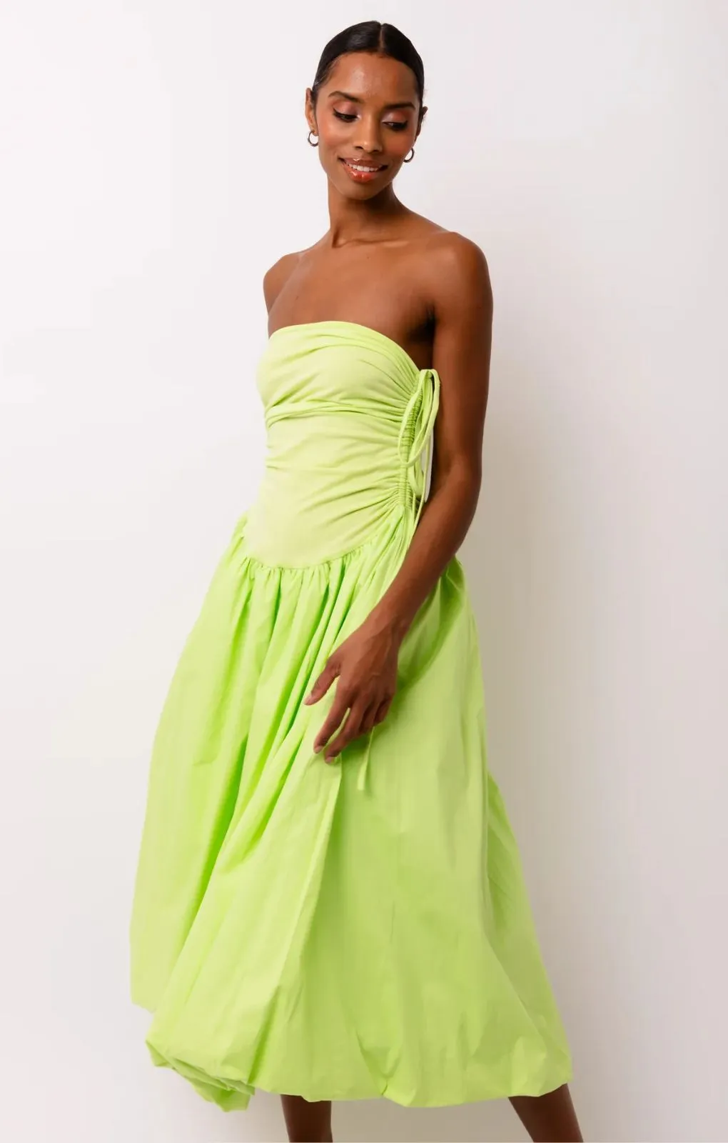 Amy Lynn Alexa Lime Puffball Dress