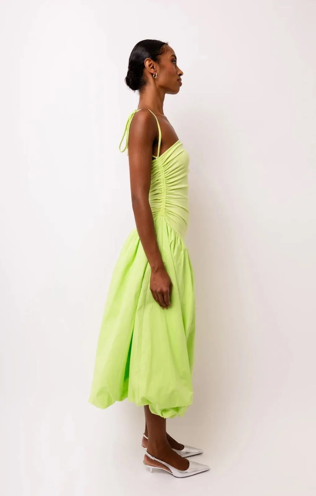 Amy Lynn Alexa Lime Puffball Dress