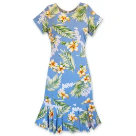 Atoll Blue Laka Hawaiian Dress