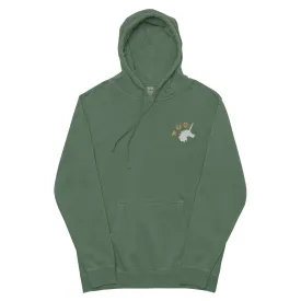 AUC Unicorn - Embroidered Heavy-Weight Garment-Dyed Hoodie - Unisex