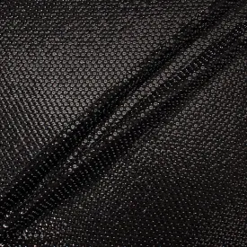 Black Sequin & Beaded Polyester