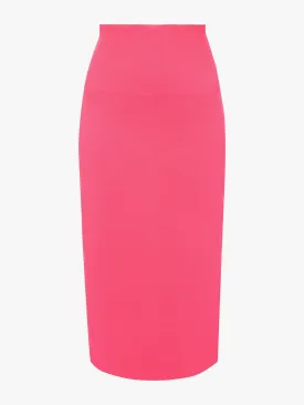 Body fitted midi skirt