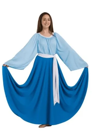 Bodywrappers Praise Dance Circle Skirt-Children's