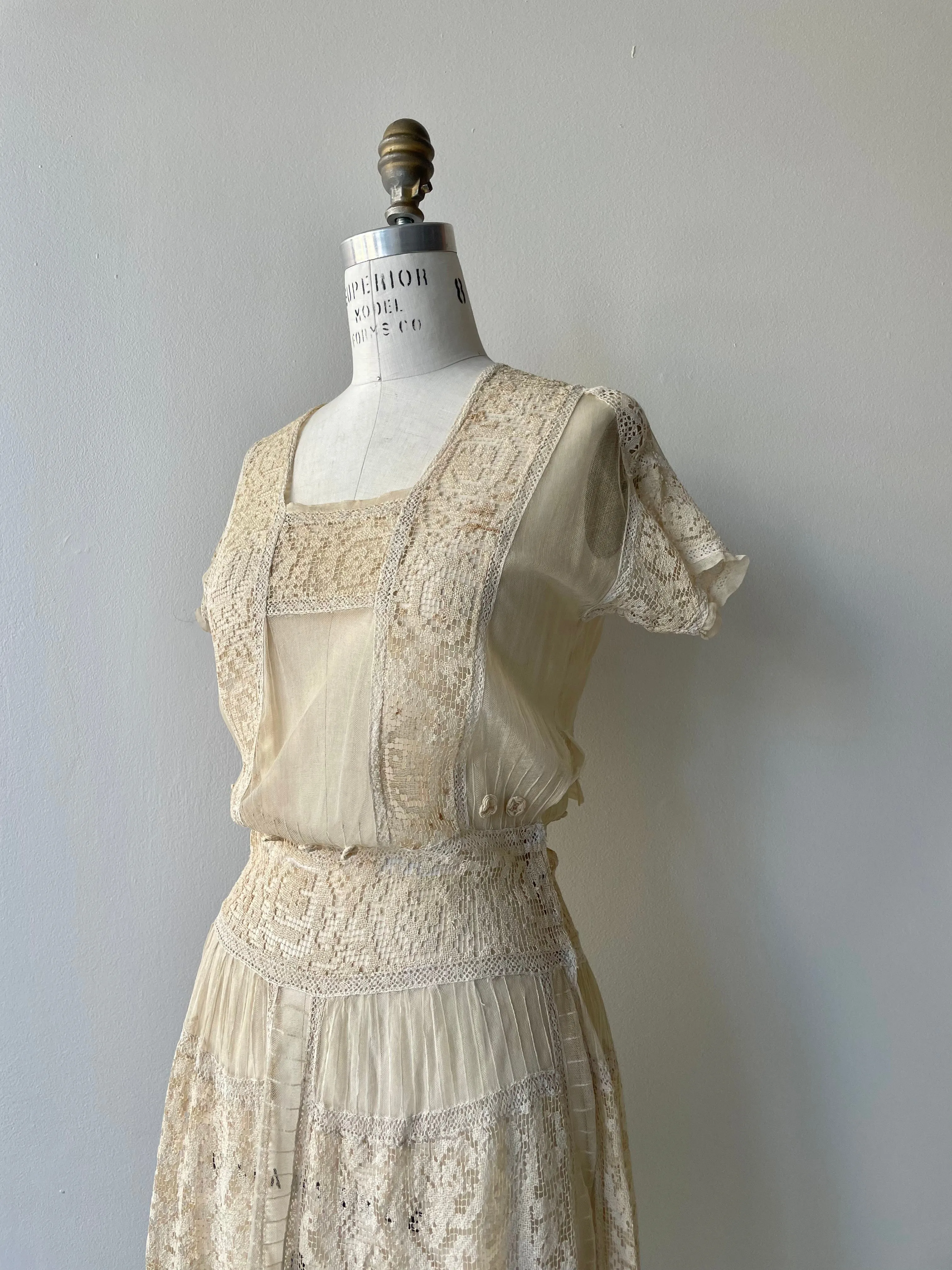 Broderie Lace Dress | 1920s