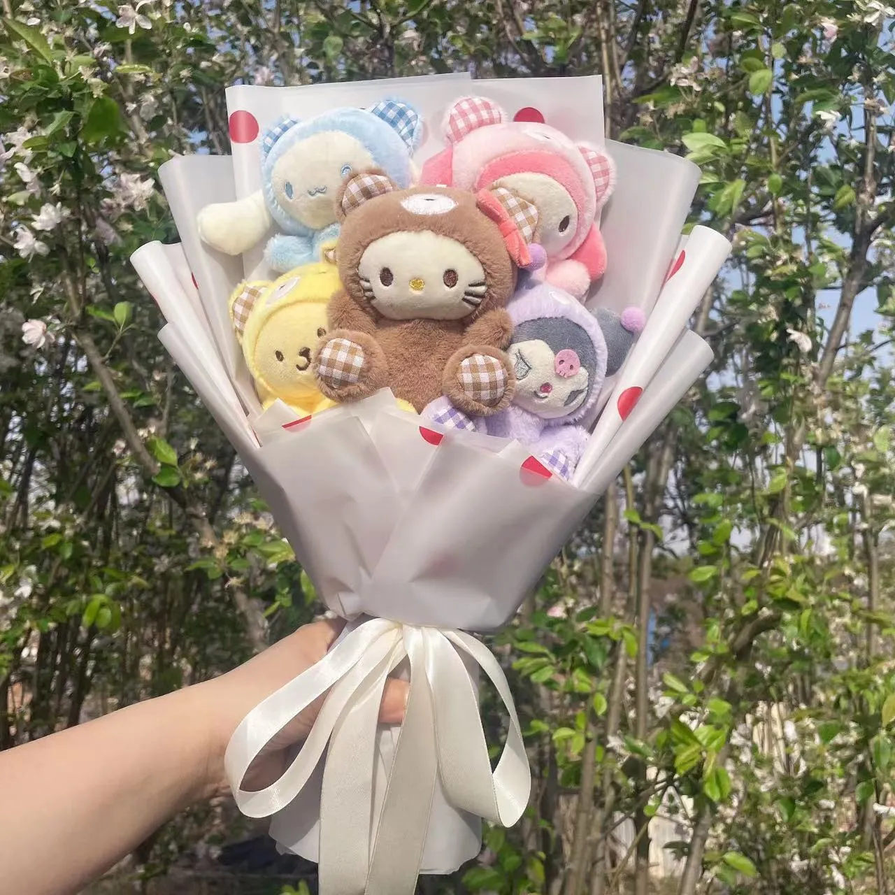 Cartoon Flowers Plush Bouquet