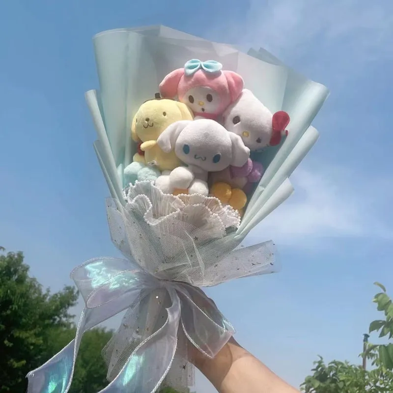 Cartoon Flowers Plush Bouquet