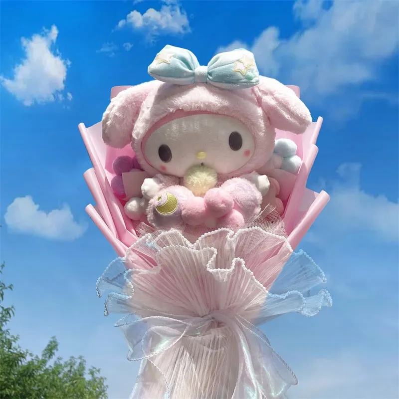 Cartoon Flowers Plush Bouquet
