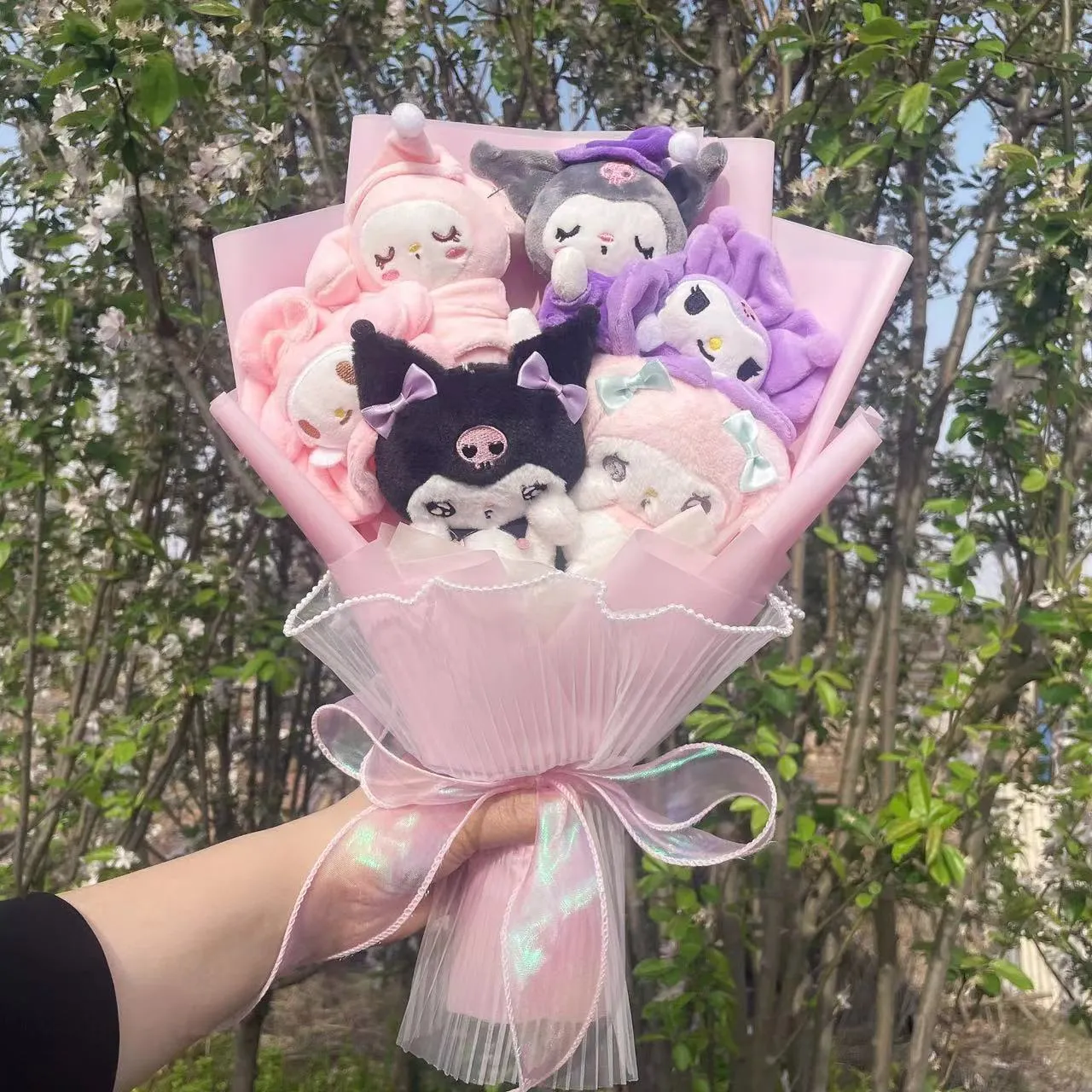 Cartoon Flowers Plush Bouquet