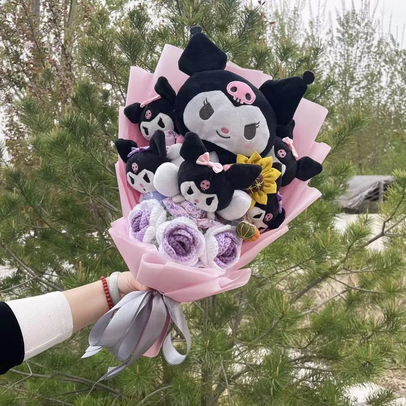Cartoon Flowers Plush Bouquet