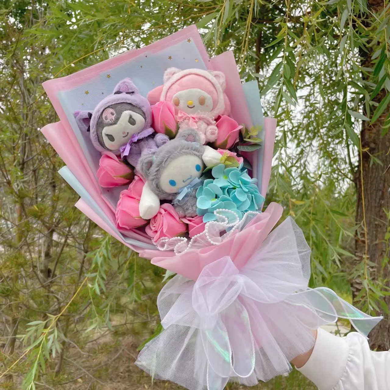 Cartoon Flowers Plush Bouquet
