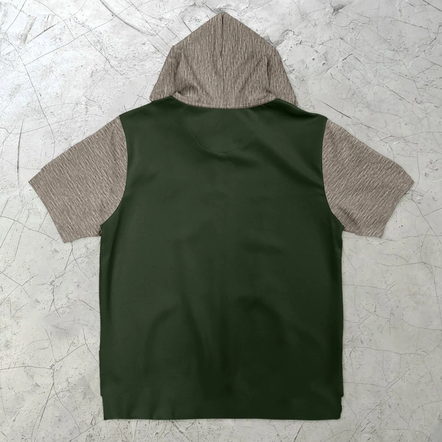 Cartoon Print Street Short Sleeve Hoodie