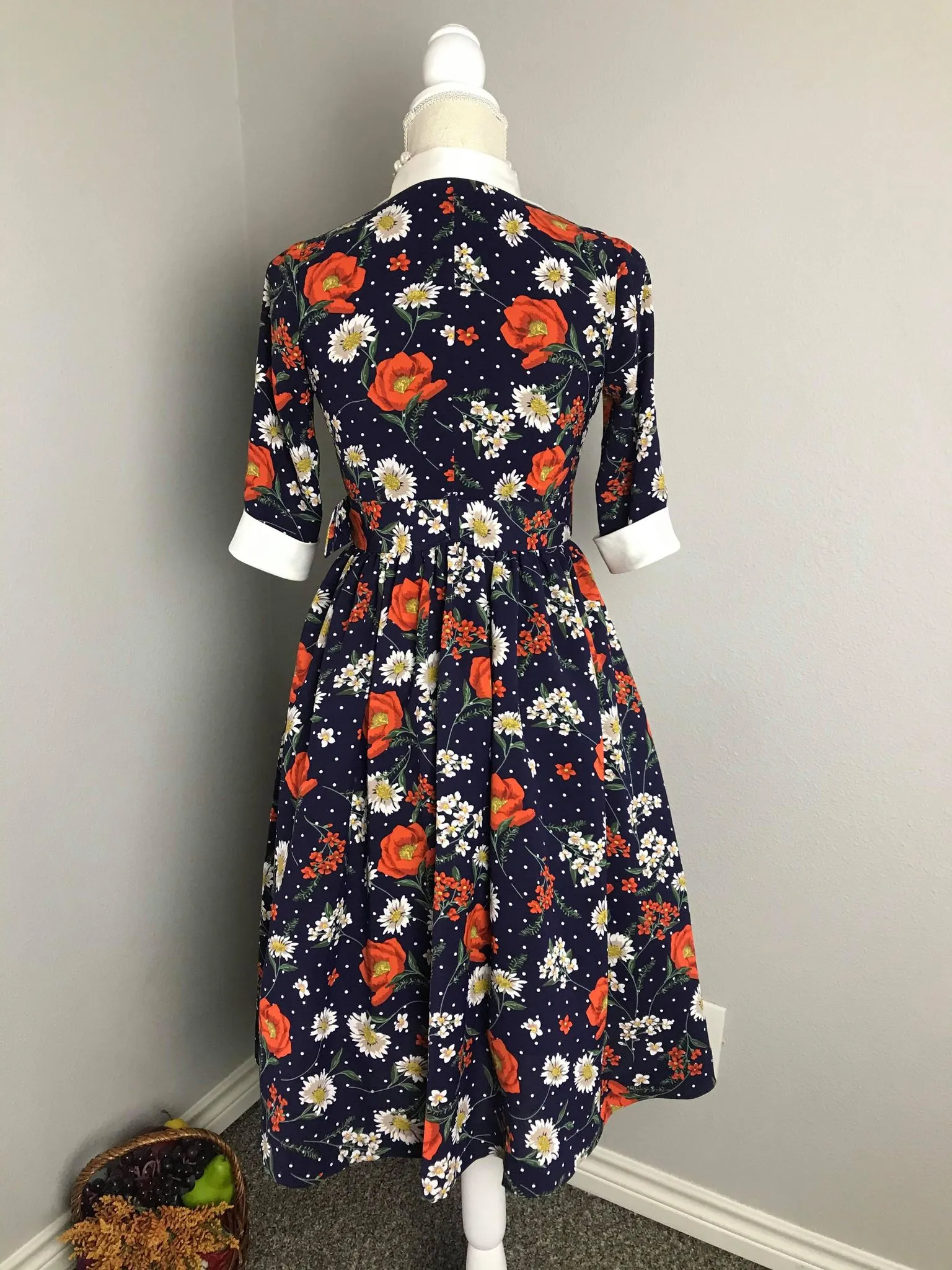 Catherine dress in bloom flowers
