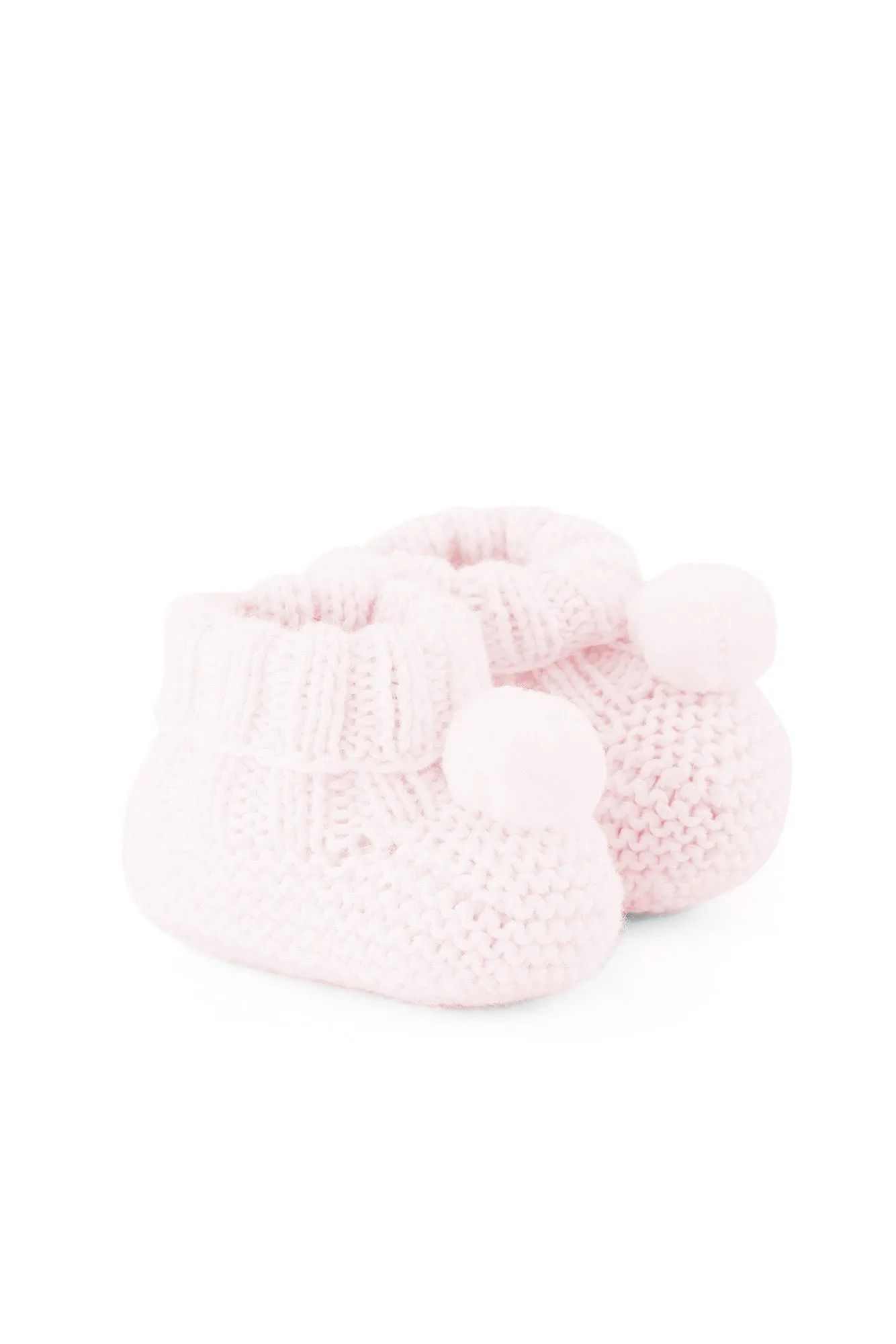 Chaussons - Rose pâle maille