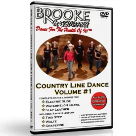 Country Line Dance Lessons DVD Volume #1 - Beginning Line Dance