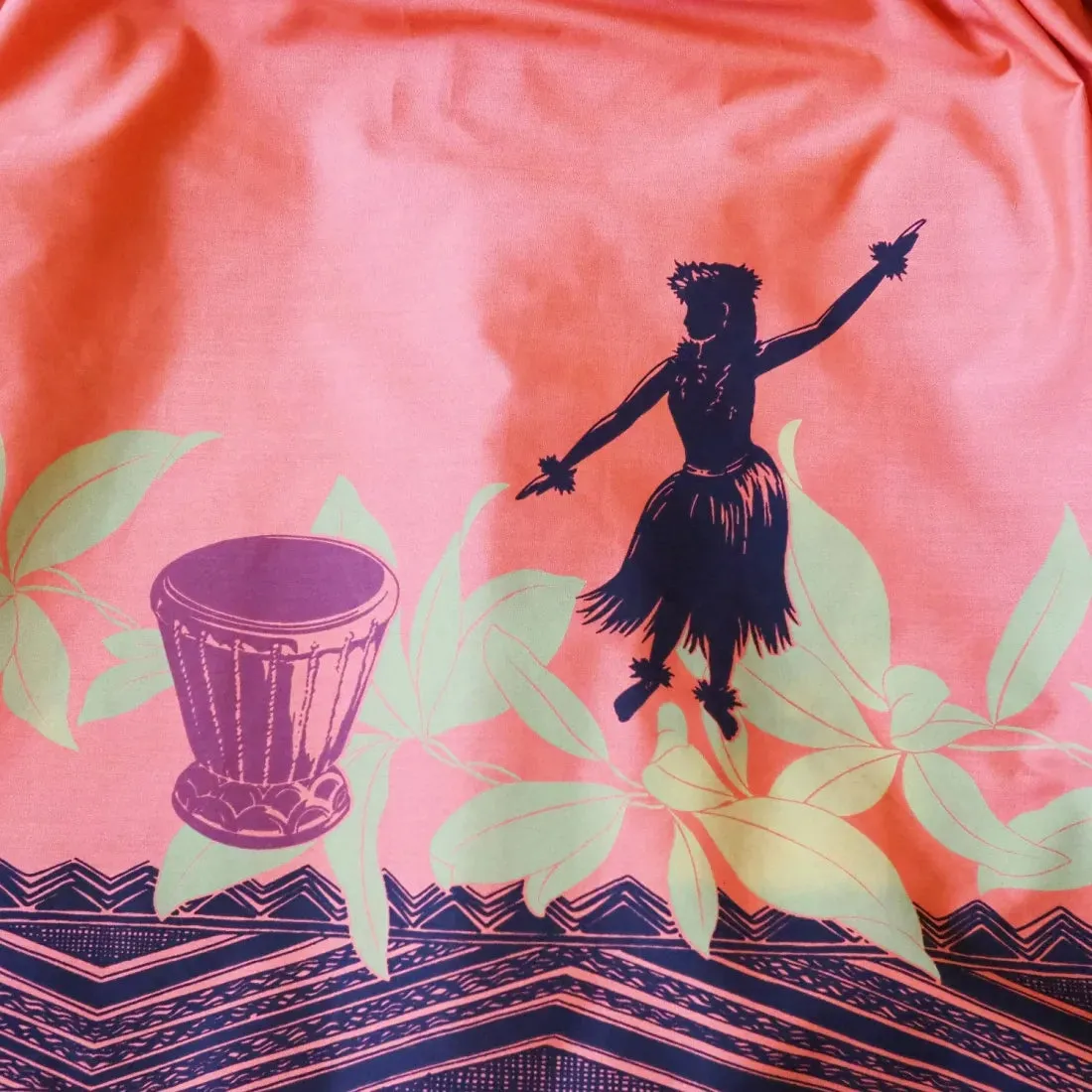 Dancers Orange Single Pa'u Hawaiian Hula Skirt