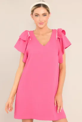 Dancing Through Life Hot Pink Mini Dress