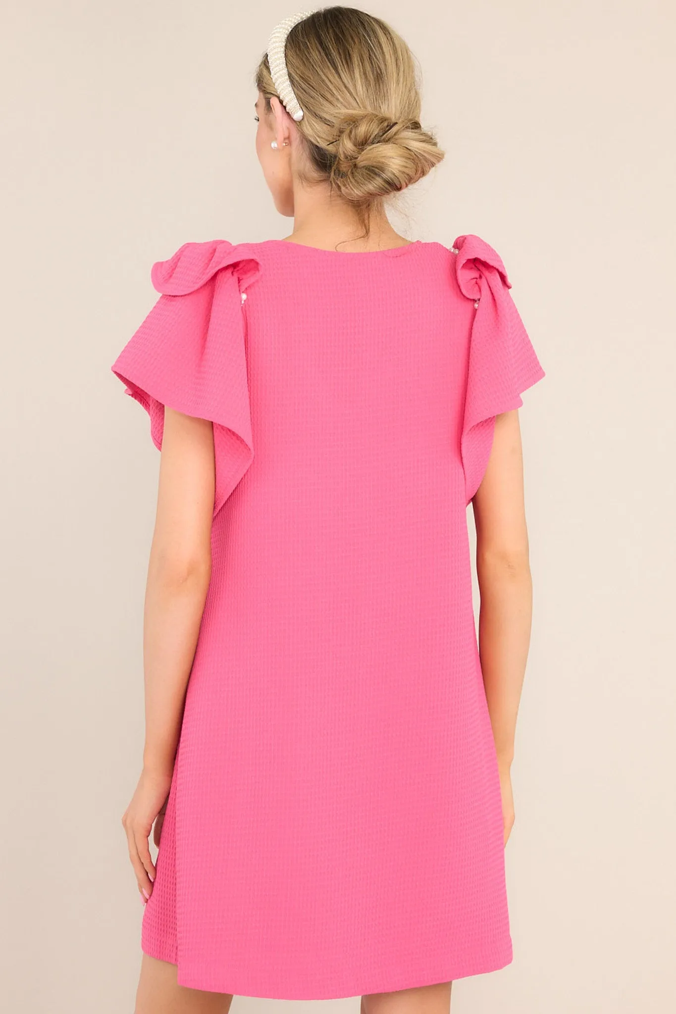 Dancing Through Life Hot Pink Mini Dress