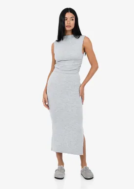 Effortless Tube Skirt Grey Marl