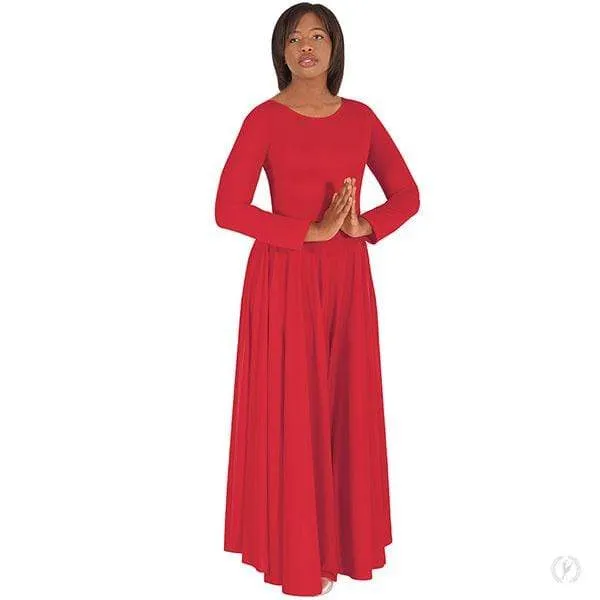 Eurotard Womens Simple Long Sleeve Praise Dress