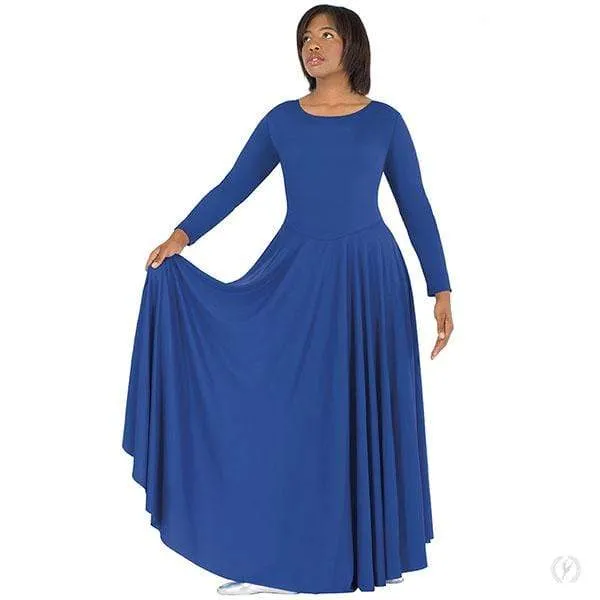 Eurotard Womens Simple Long Sleeve Praise Dress