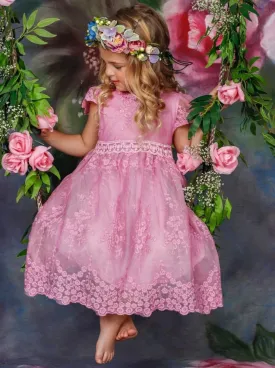 Fairytale Beginnings Floral Lace Dress
