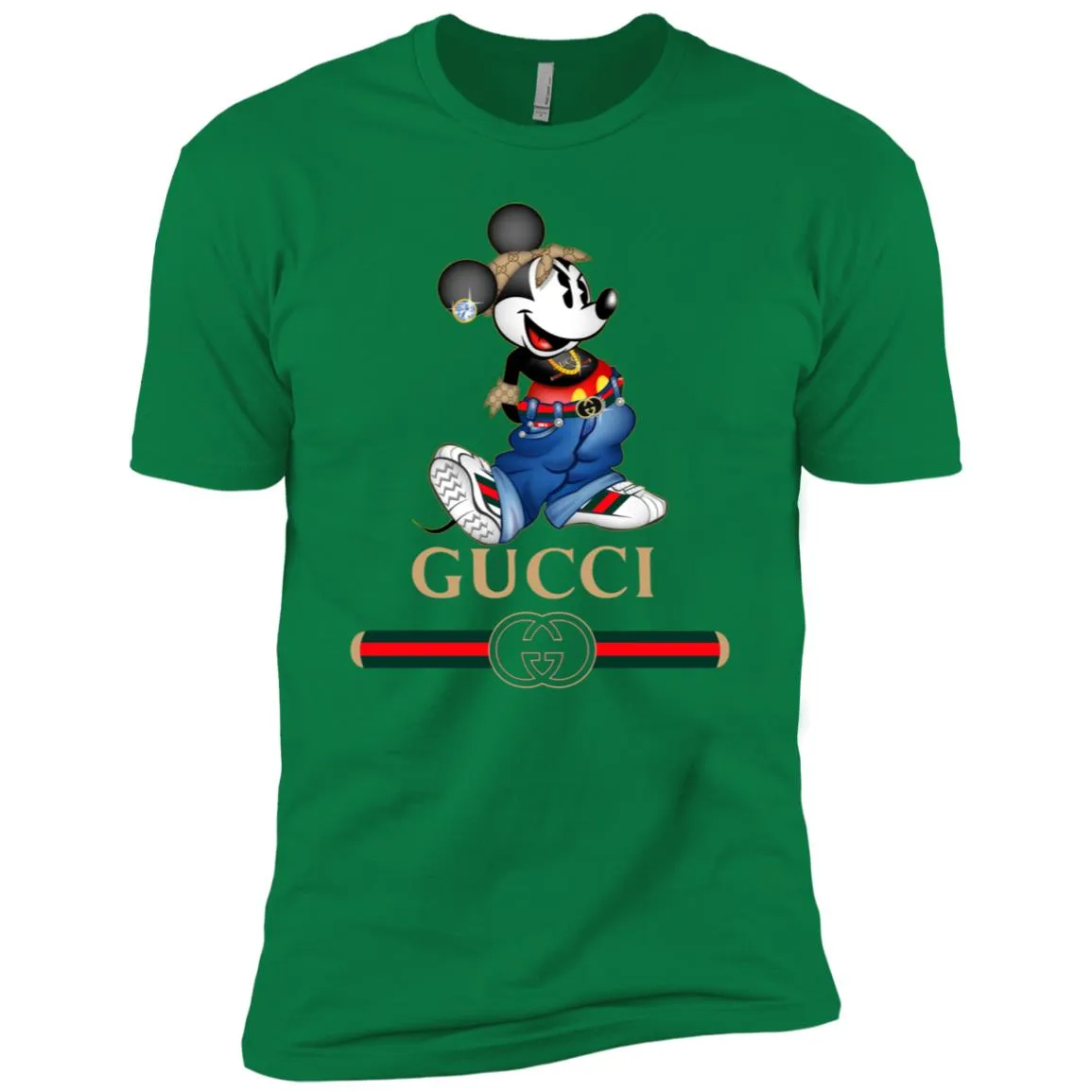 Gucci T-shirt Mouse Mickey Cartoon T-shirt Men Short Sleeve T-Shirt