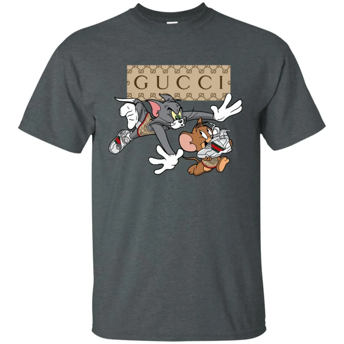 Gucci Tom And Jerry Cartoon T-shirt Men Cotton T-Shirt