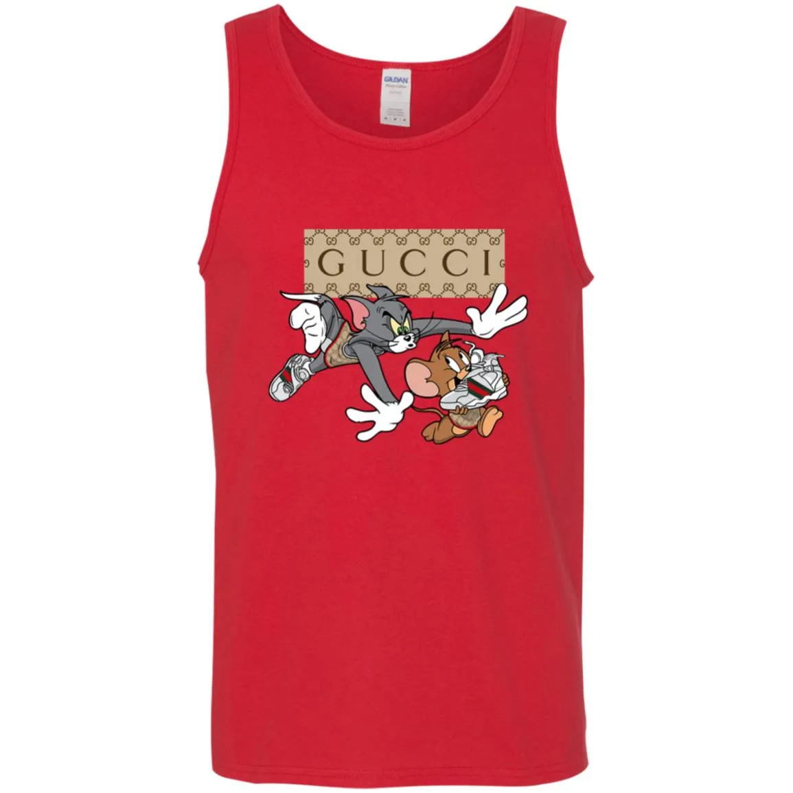 Gucci Tom And Jerry Cartoon T-shirt Men Cotton Tank