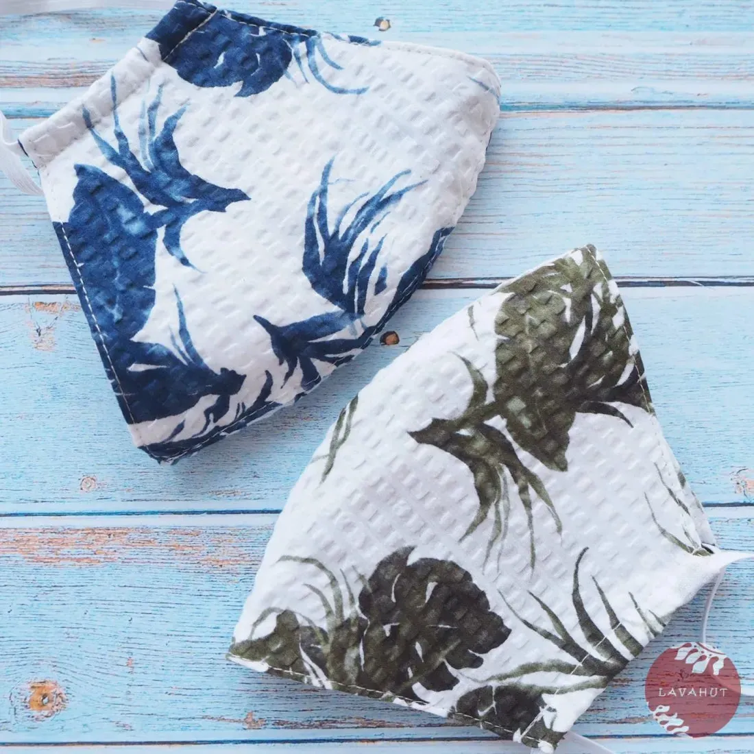 Hawaiian Face Mask • Green Pili Grass