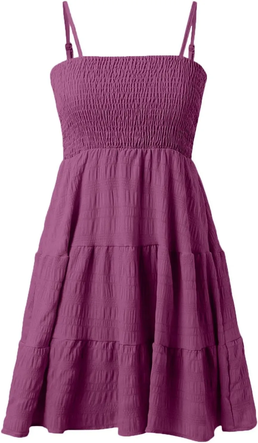 Homecoming Graduation Dresses for Teens Summer Beach Cute Mini Sundress Women Short Prom Dress Date Night Outfit