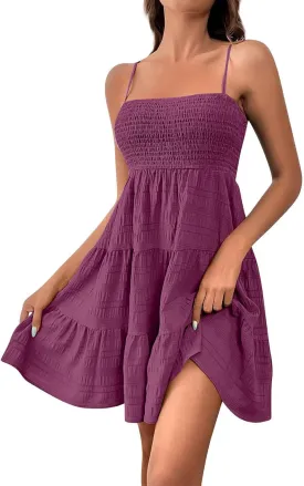 Homecoming Graduation Dresses for Teens Summer Beach Cute Mini Sundress Women Short Prom Dress Date Night Outfit