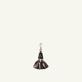 Jerome Dreyfuss Pompon Twin Keyring - Lame Champagne