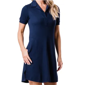 Katherine Collared Dress - Marine