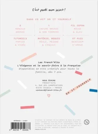Kit fils pour pendentifs Nœuds et Pompon