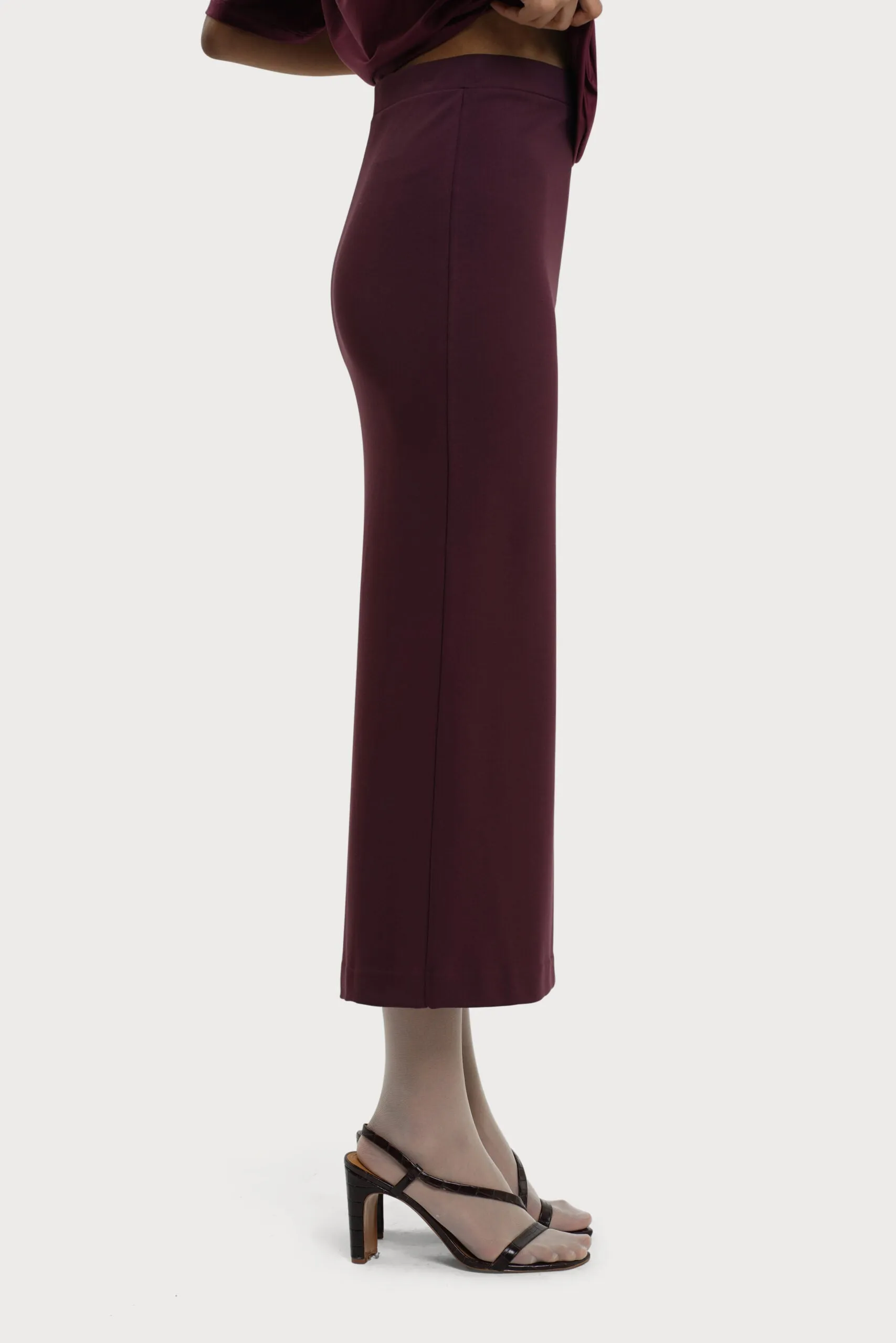 Lala Skirt Wine Red