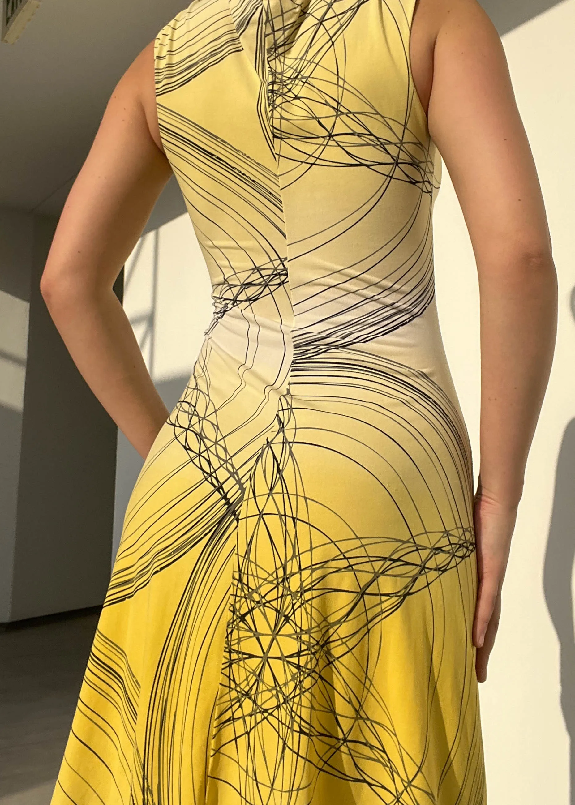 Late 90's Electric Mini Dress (S-M)