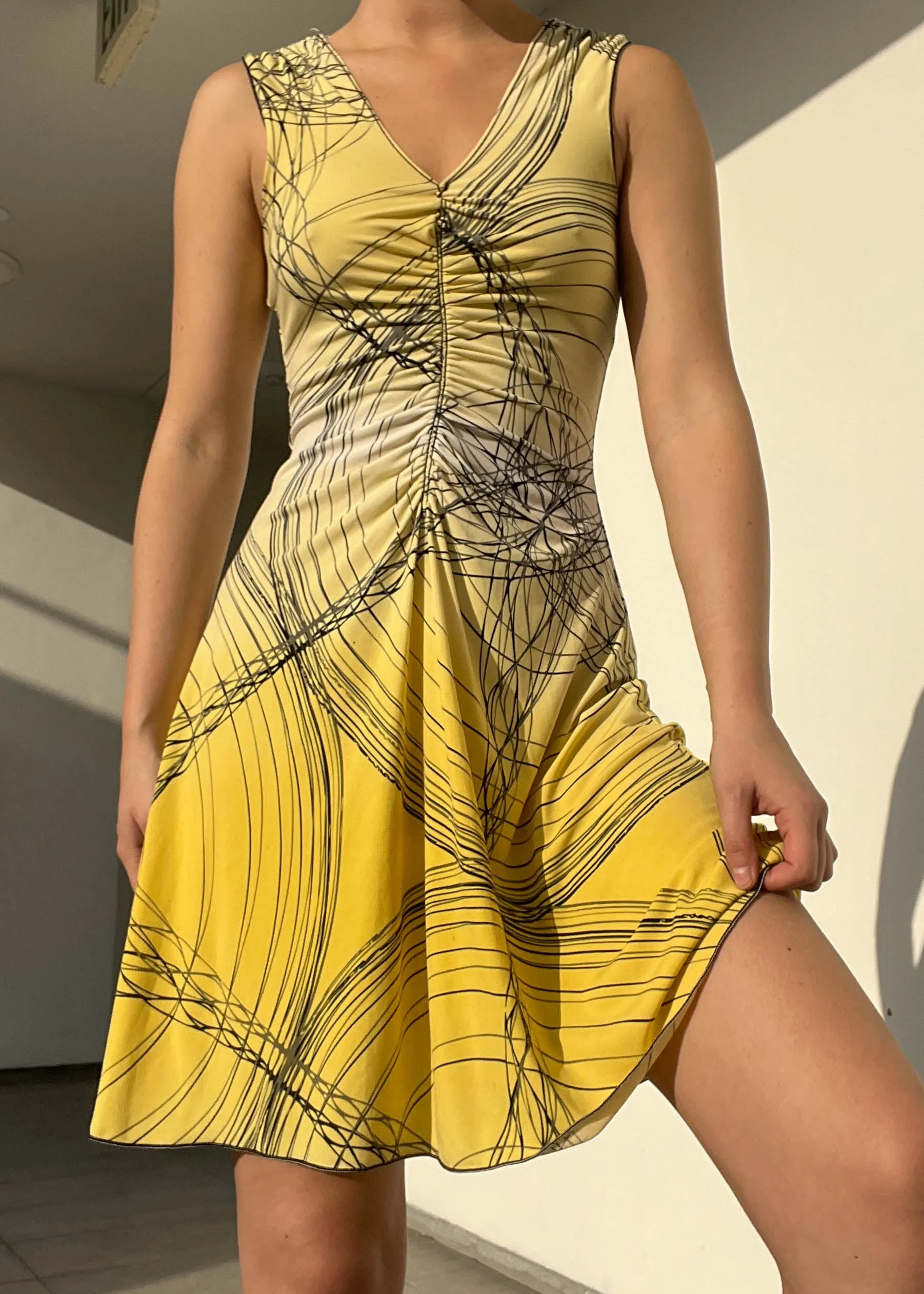 Late 90's Electric Mini Dress (S-M)