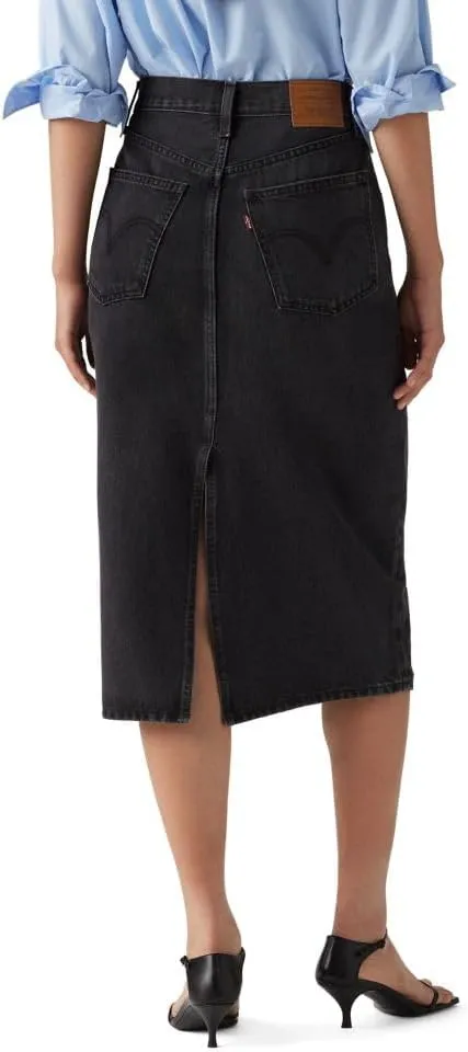 Levi's Women's High-Rise Slit Skirt