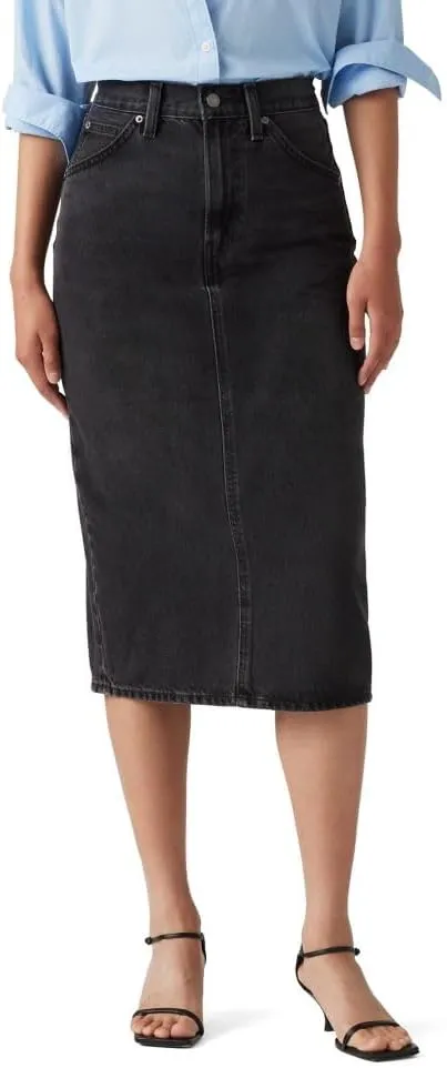 Levi's Women's High-Rise Slit Skirt