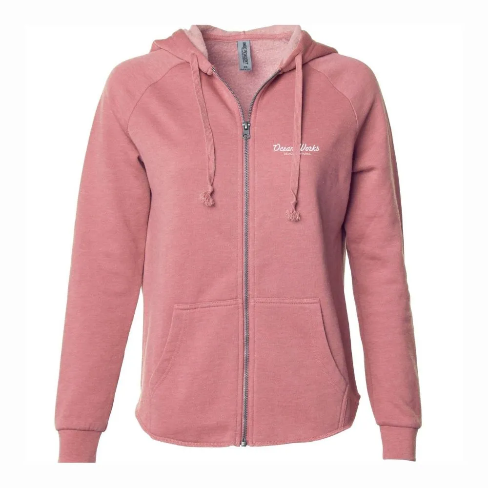 Lightweight Coastal Soft Zip up Hoodie