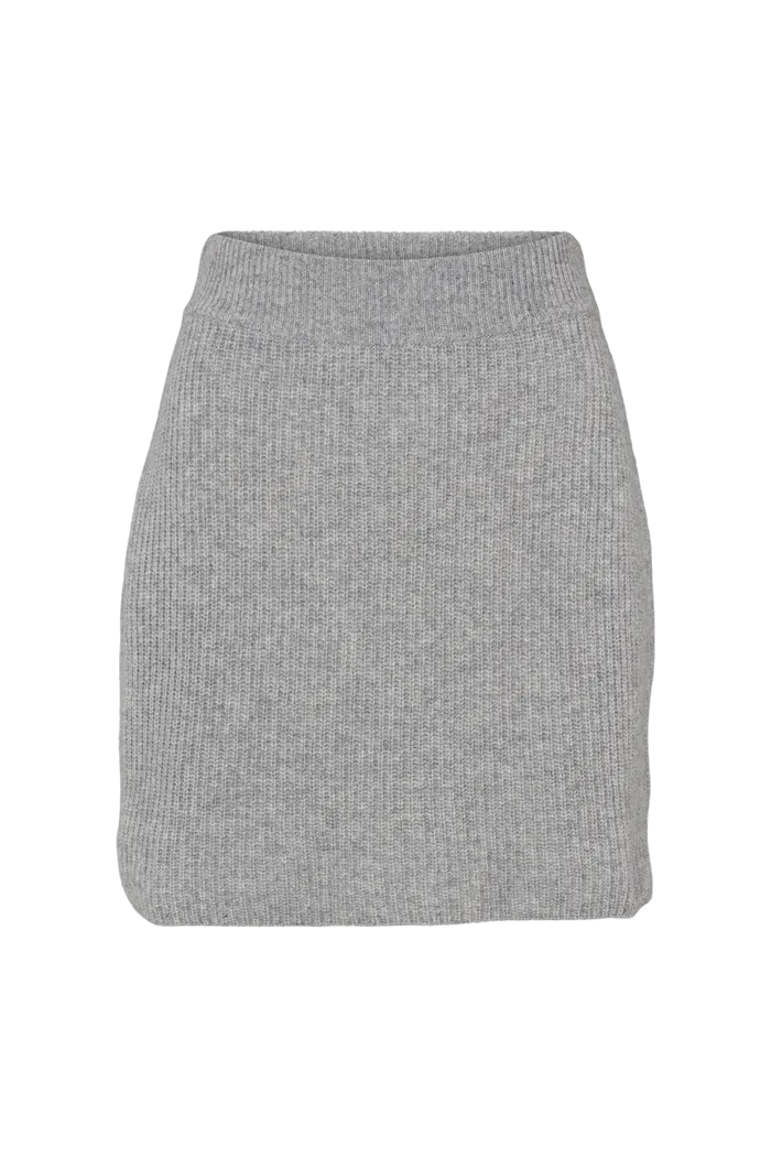 Lise Short Skirt - Light Grey Mel.