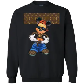 Louis Vuitton Mickey Mouse Cartoon T-shirt Crewneck Pullover Sweatshirt